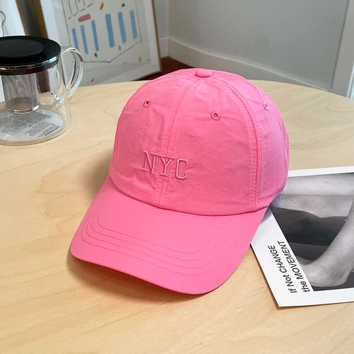 Embroidered Quick-Dry Women Cap