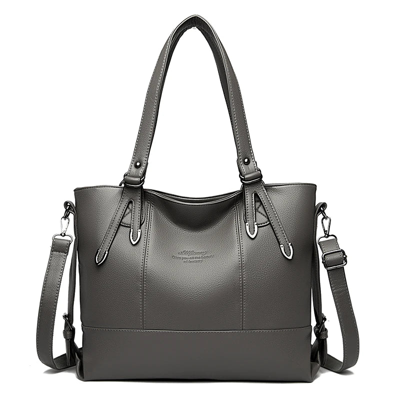 Soft Leather Large Tote Bag
