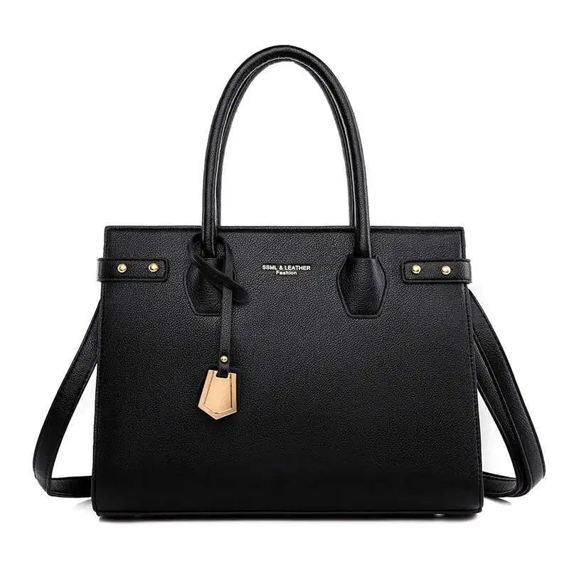 Women's Genuine Leather Tote Crossbody Bag