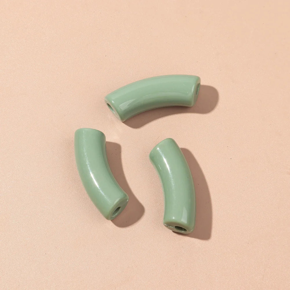Acrylic Bamboo Tube Bead Set