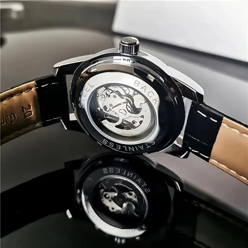 Men's Skeleton Automatic Mechanical Watch