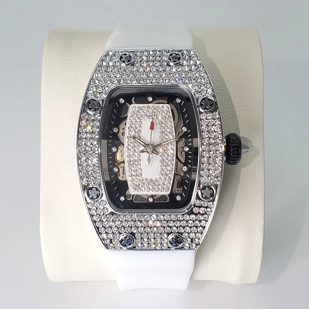 Diamond Tonneau Women Watch