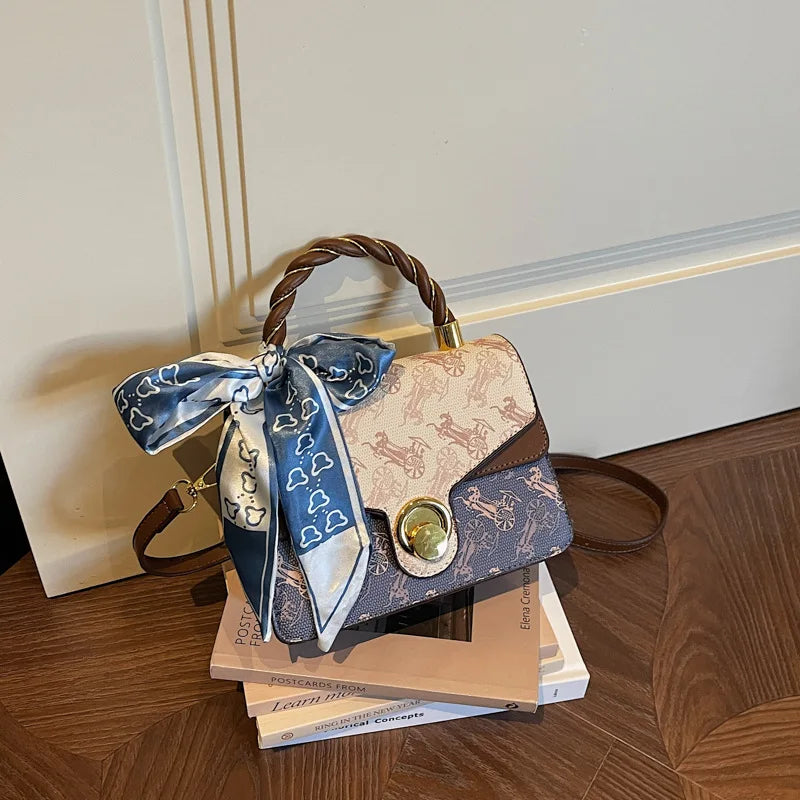 French Mini Square Crossbody Bag