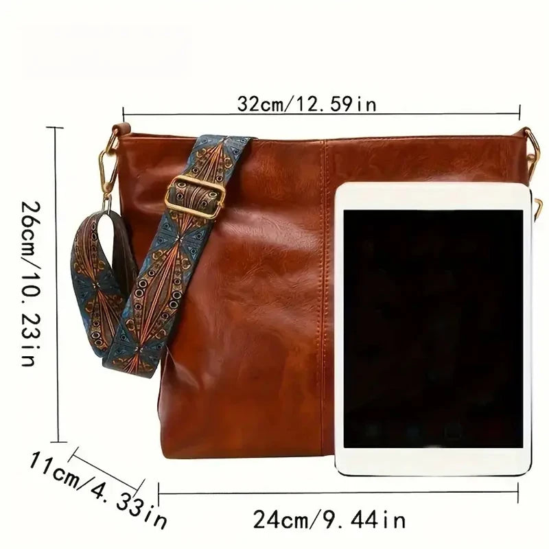 Women's Casual Zipper Tote Shoulder Bag