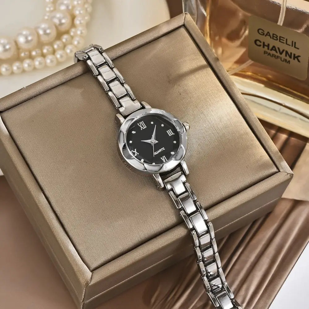 Gold Small Dial Quartz Watch