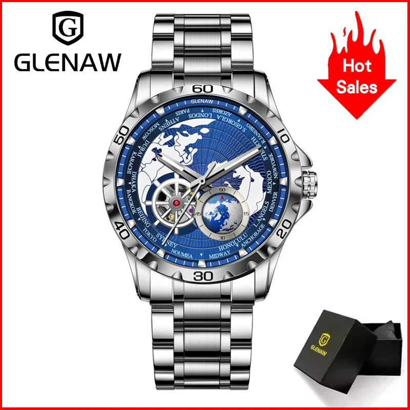 GLENAW Earth Mechanical Watch