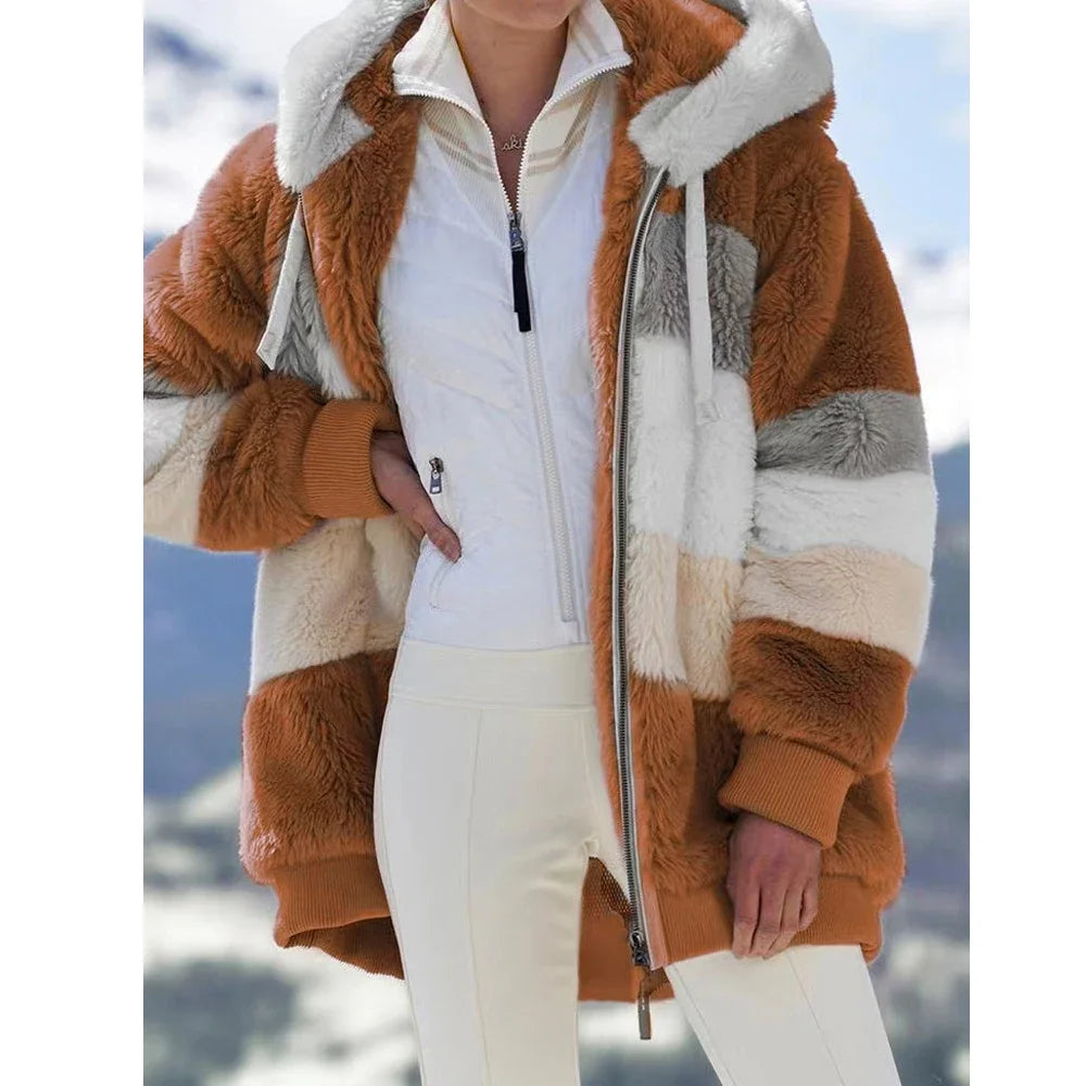Women's Oversized Plush Jacket