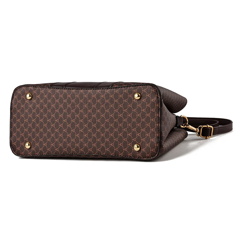 Elegant Leather Top-Handle Tote