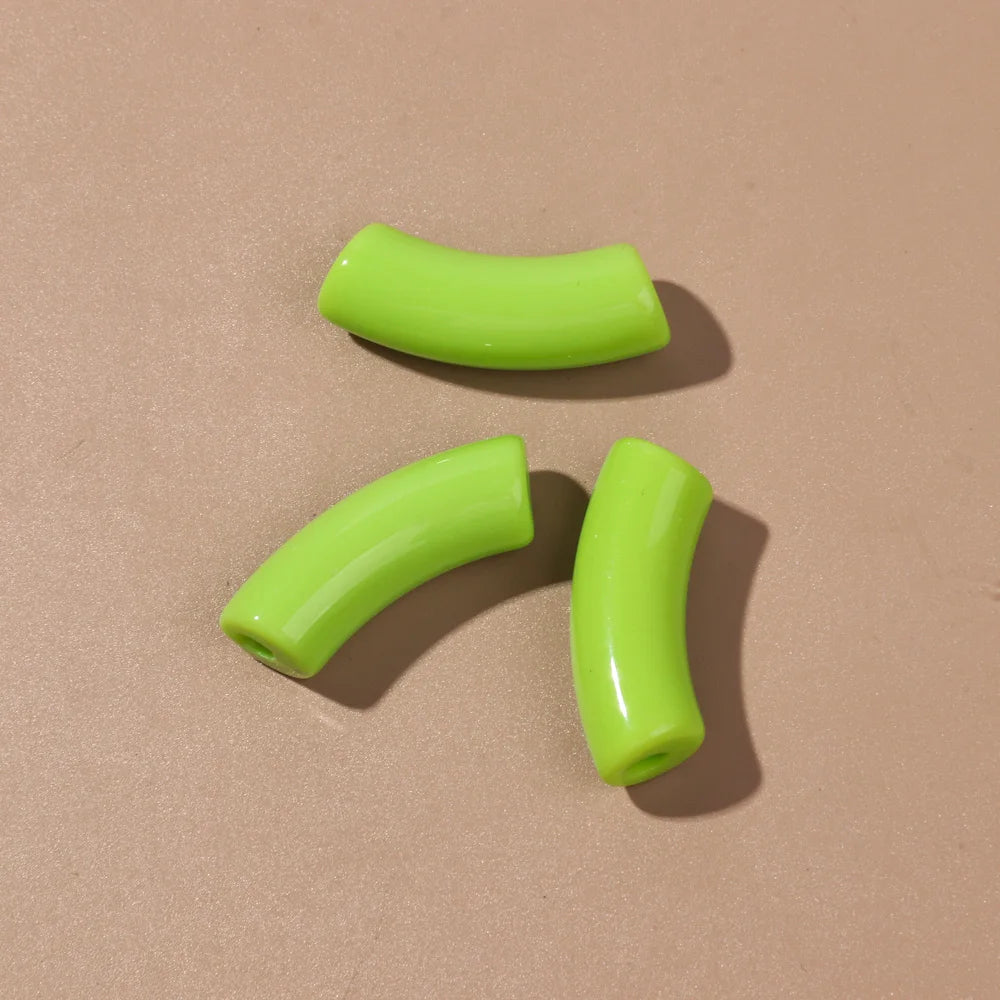 Acrylic Bamboo Tube Bead Set
