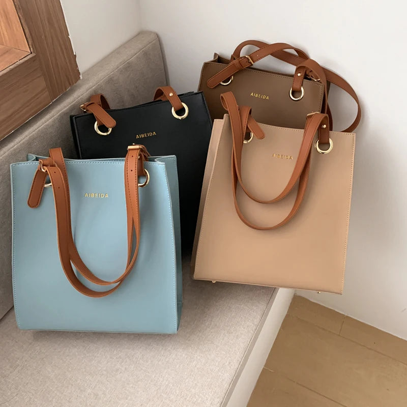 Women's Luxury Leather Tote Bag