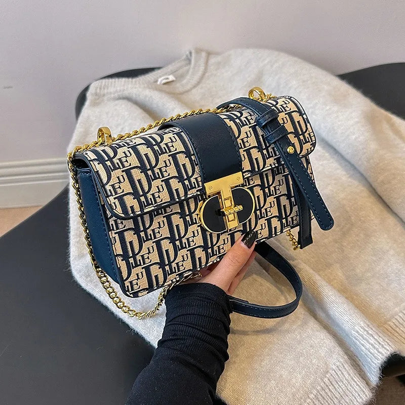 French Chain Crossbody Bag