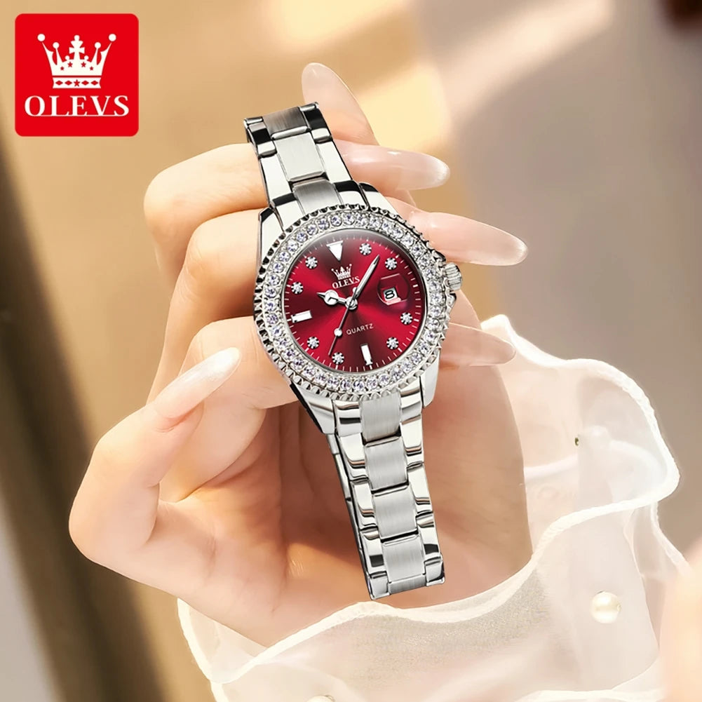 OLEVS Diamond Date Ladies Watch