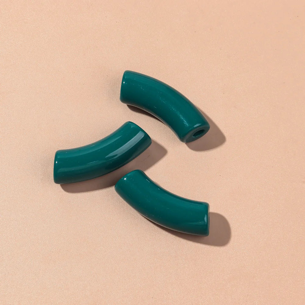 Acrylic Bamboo Tube Bead Set
