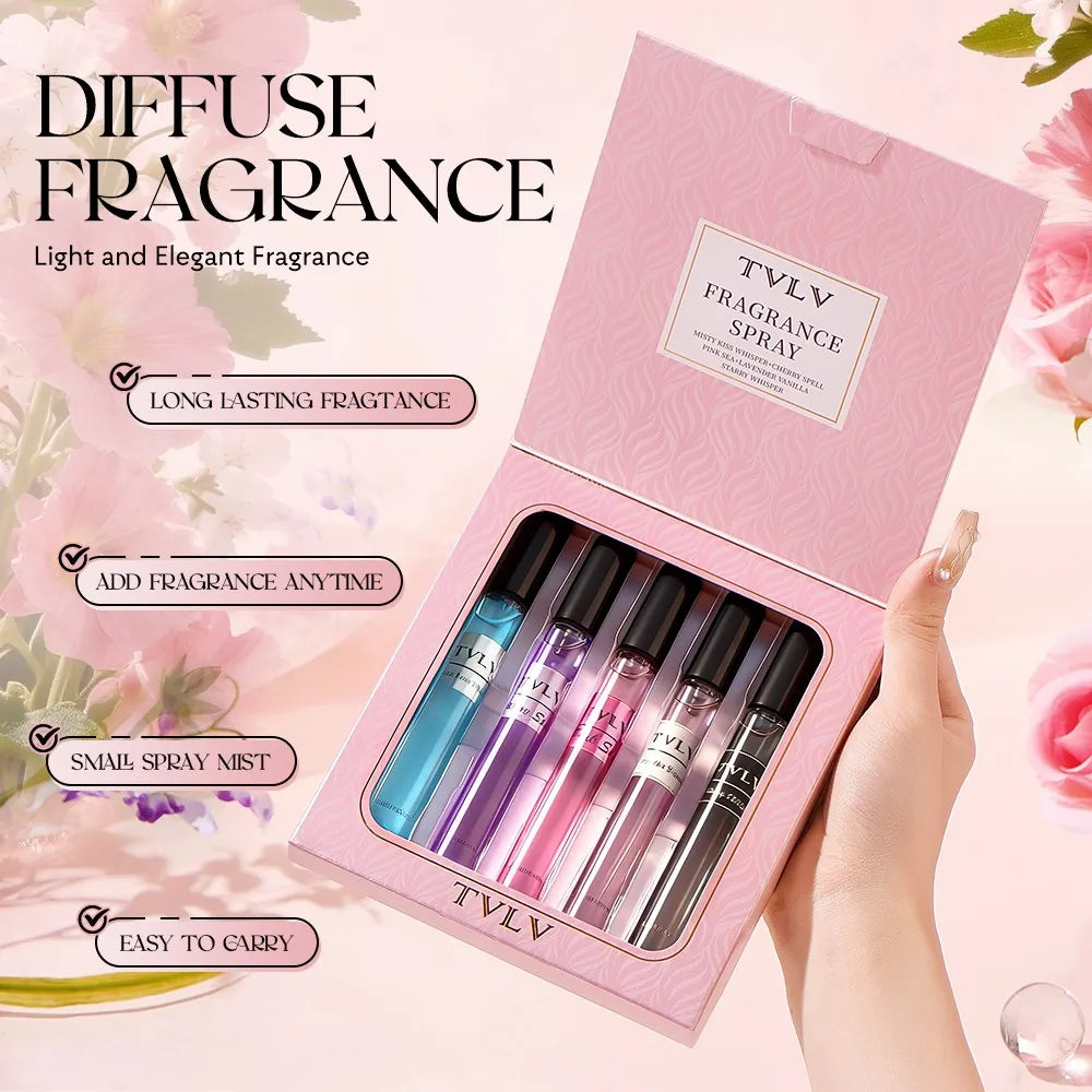 Body Fragrance Spray Gift Set 5 Scents 50ml