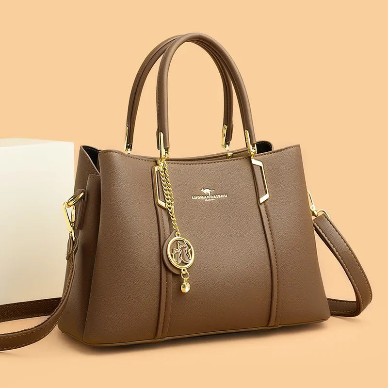 Women's Large Capacity PU Leather Tote Bag