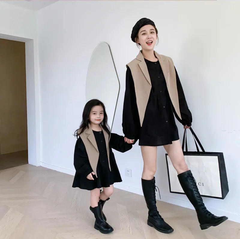 Parent-Child Matching Blouse Set