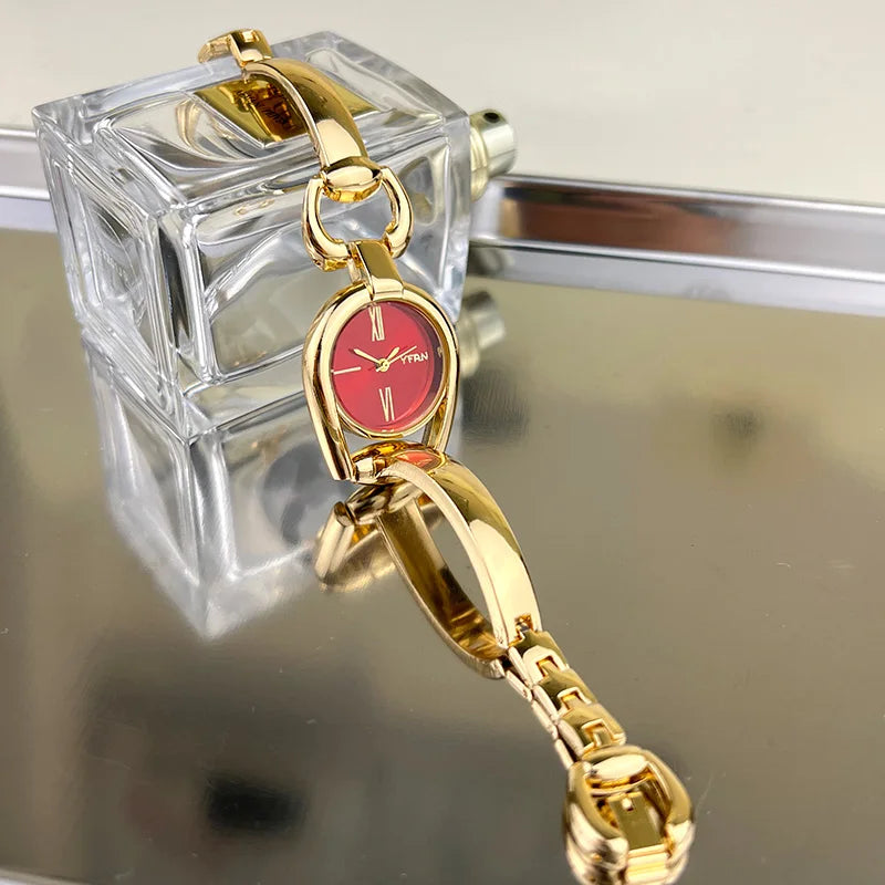 Retro Button Bracelet Watch