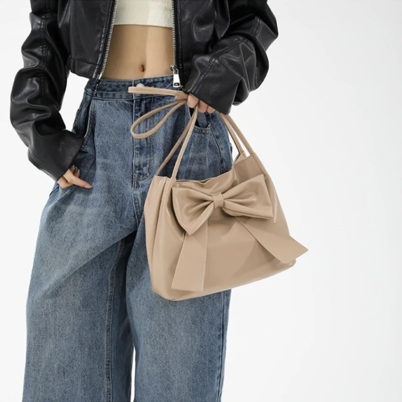 Butterfly Bow Shoulder Tote