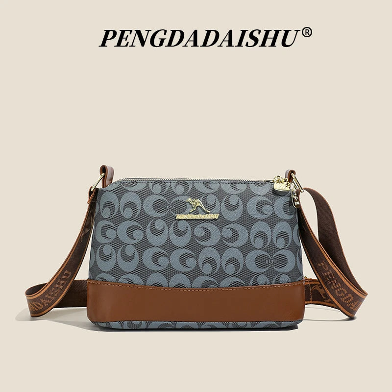 Retro Print Top-Handle Bag