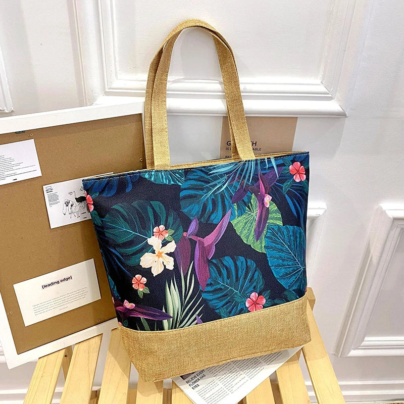 Floral Large Tote Shoulder Bag