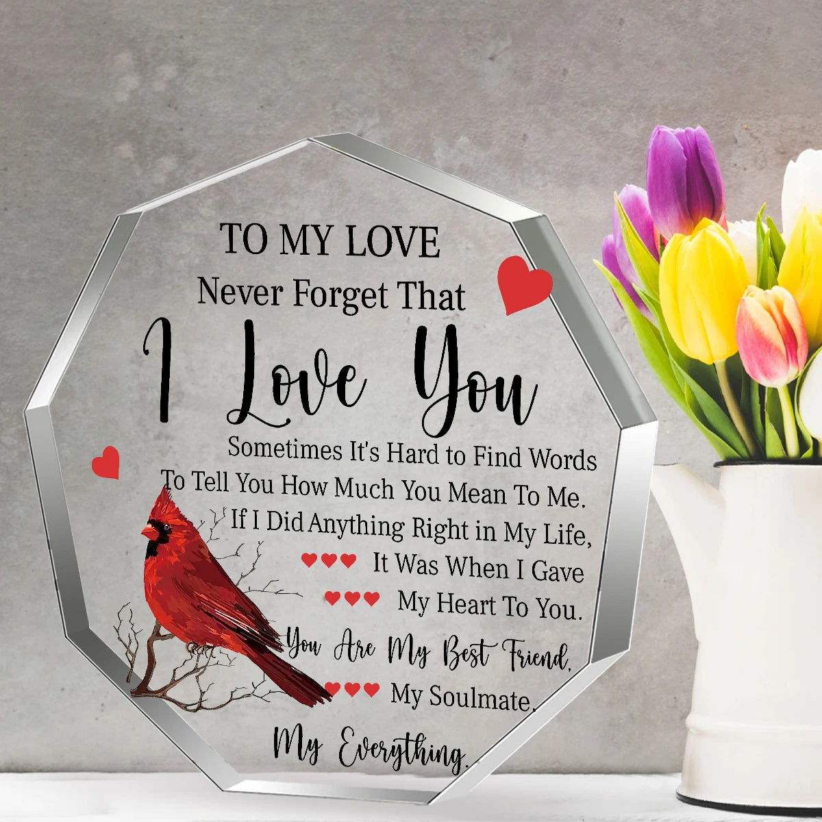 Romantic Acrylic Love Gift Couple Valentine