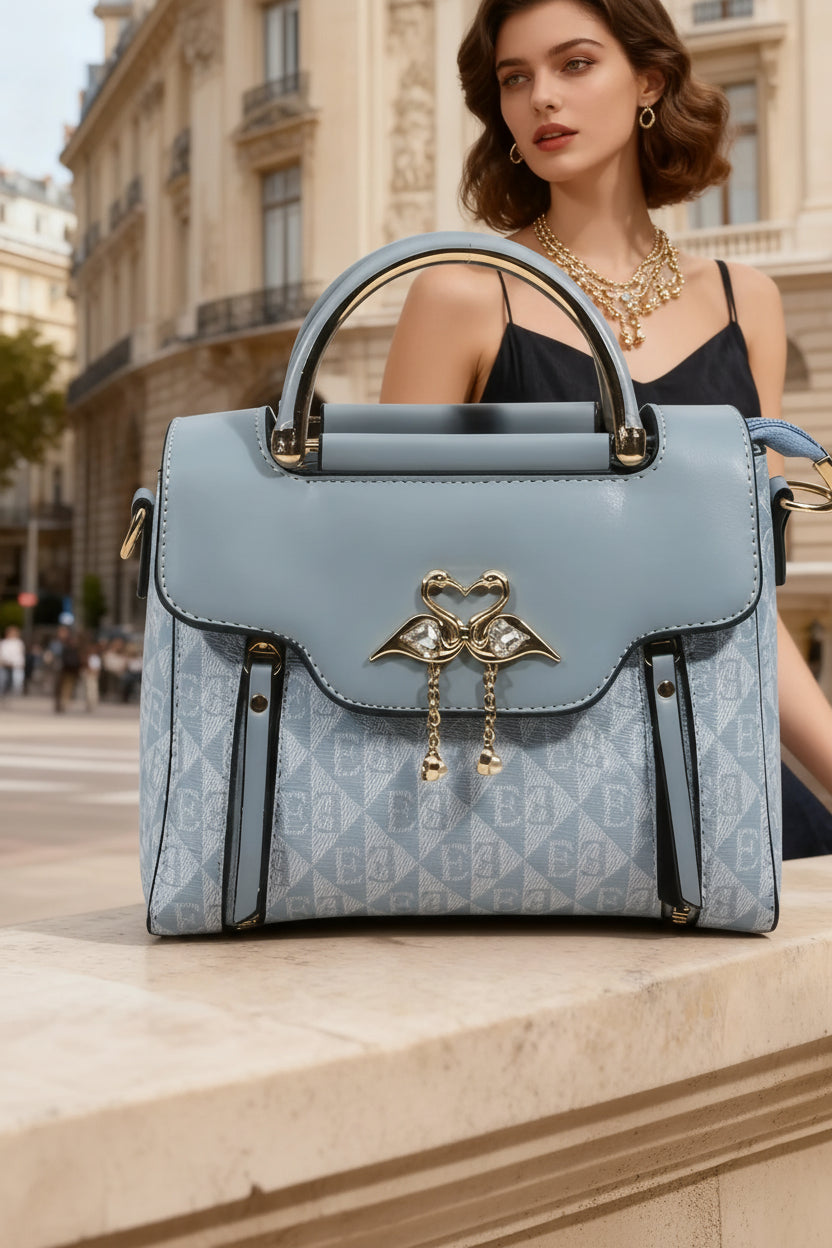 Women's Embossed Casual Crossbody Shoulder Bag