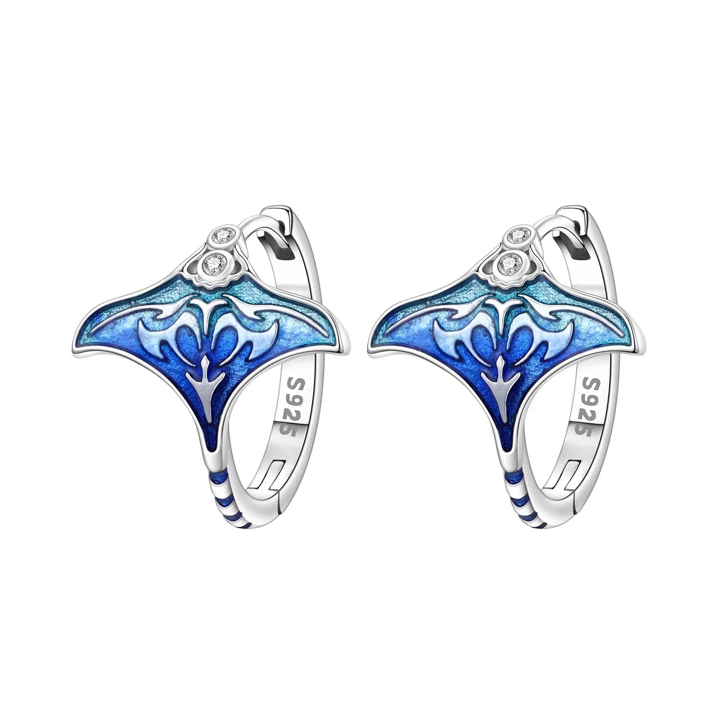 Women's S925 Silver Daisy Hoop Earrings