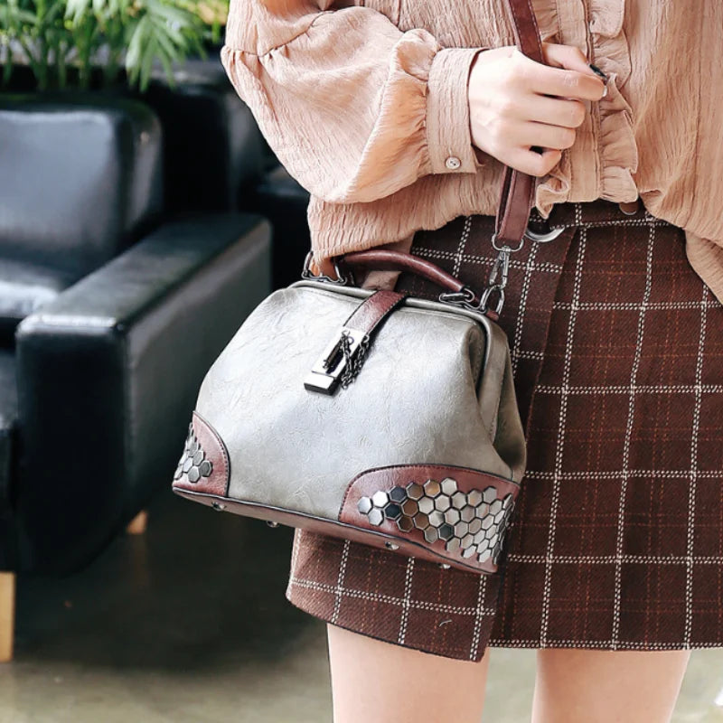 Vintage Leather Shoulder Bag