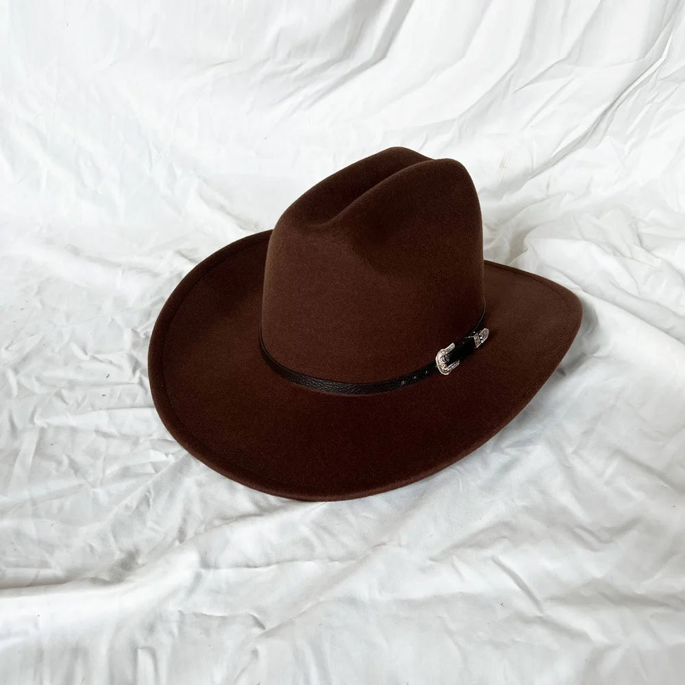 Vintage Wide Brim Cowboy Hat