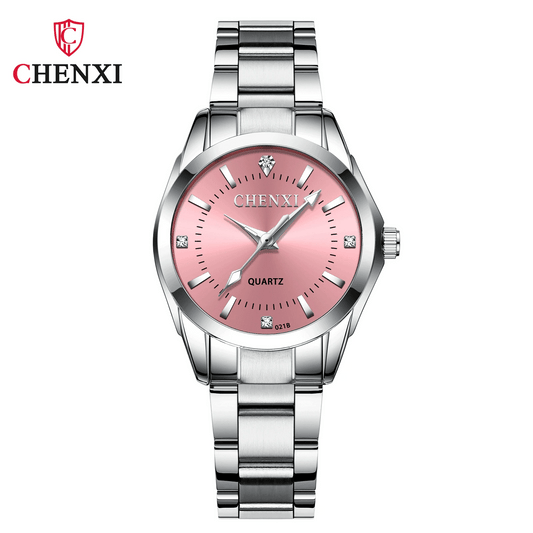 Women's Luminous Steel Analog Quartz Watch