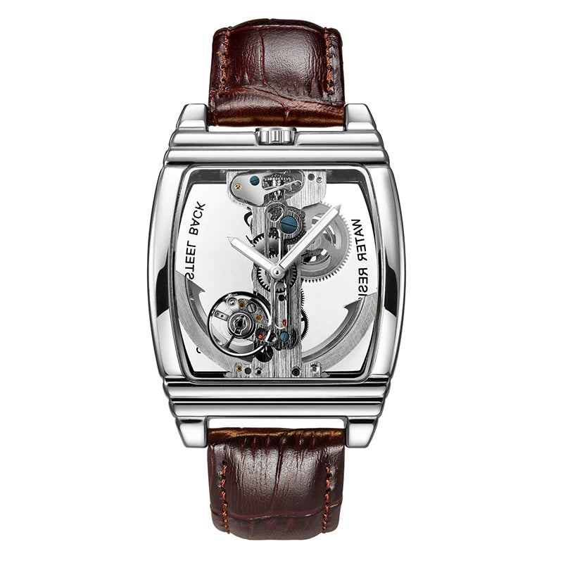 SHENHUA Skeleton Men Watch