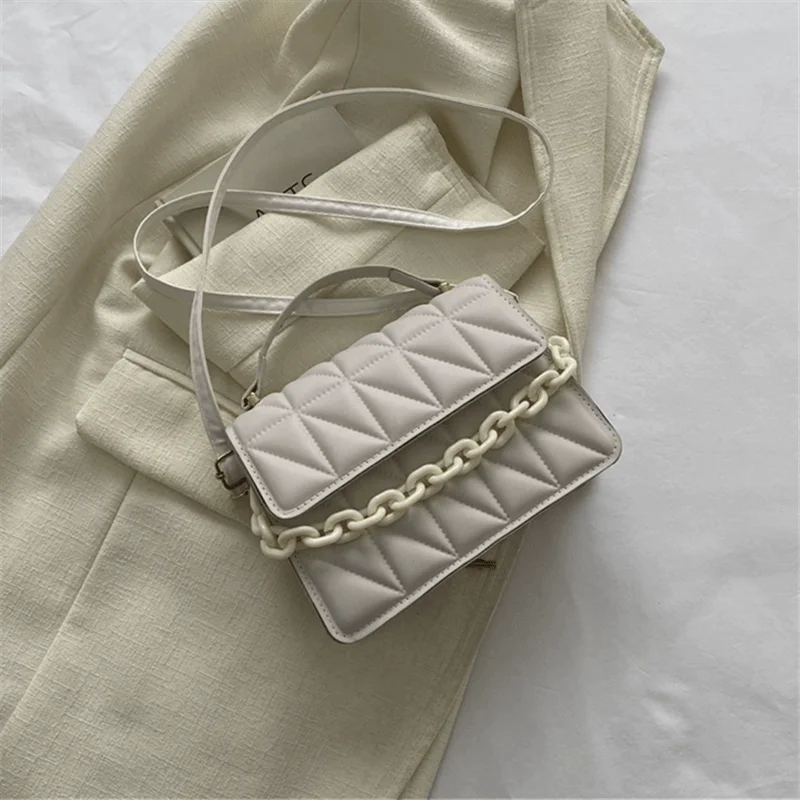 Quilted Mini Crossbody Tote Bag