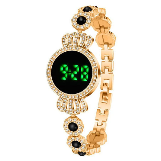 Women's Rhinestone Colorful Bracelet Watch