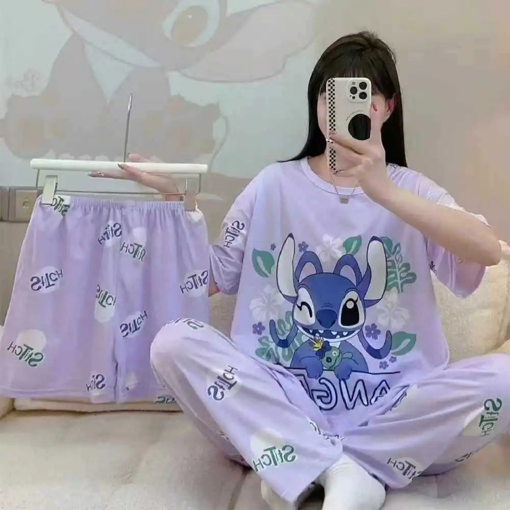 Women's Sweet Cartoon Pajama Set