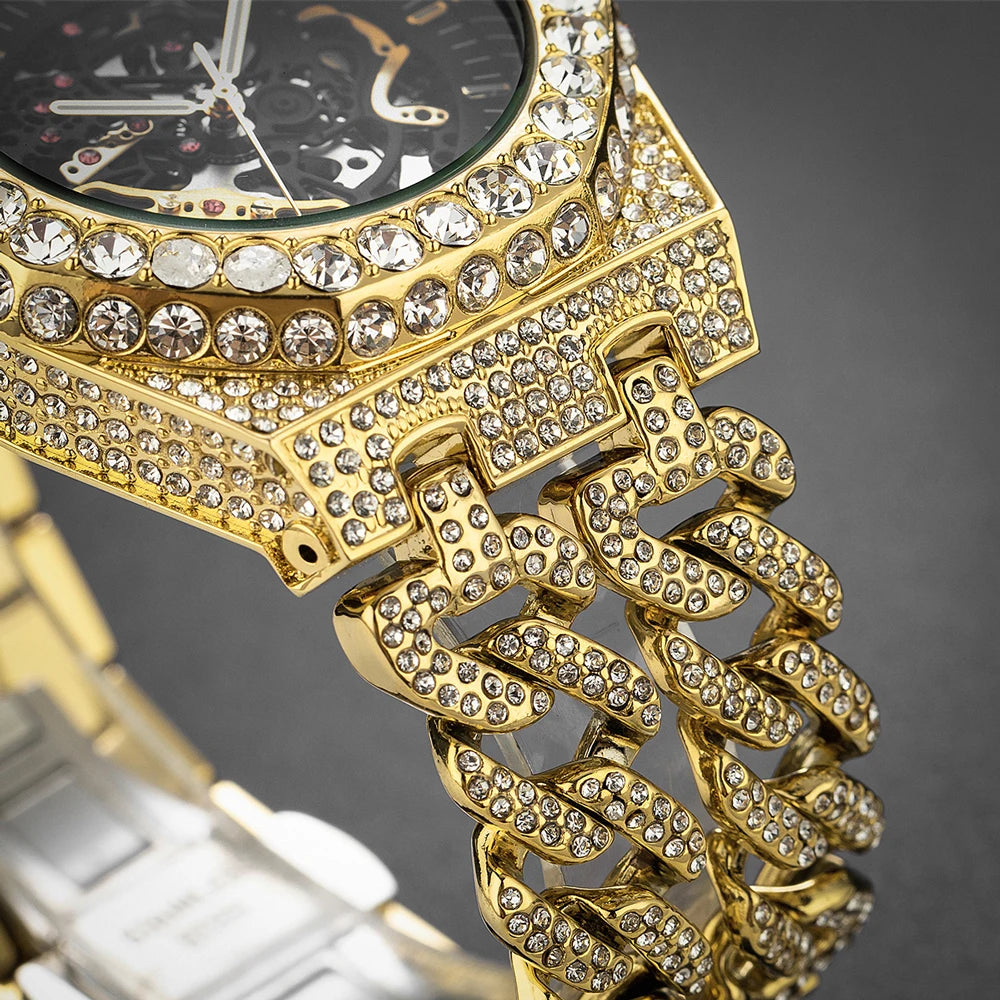 Iced Diamond Mechanical Watch