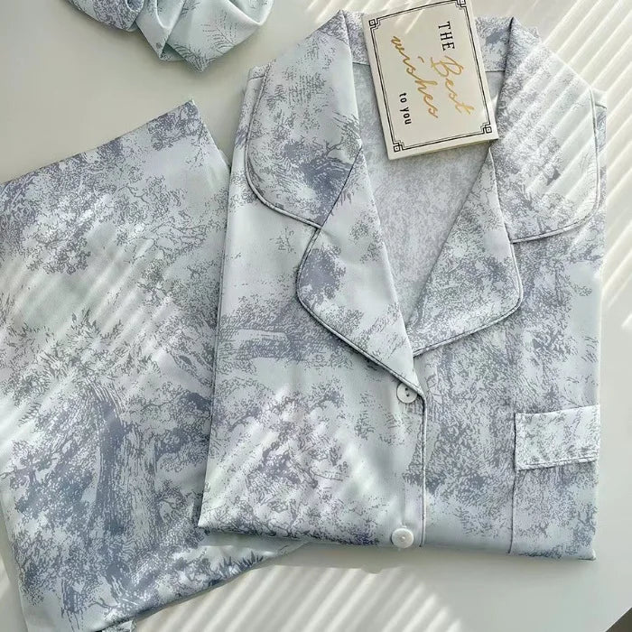 Jacquard Couple Pajama Set
