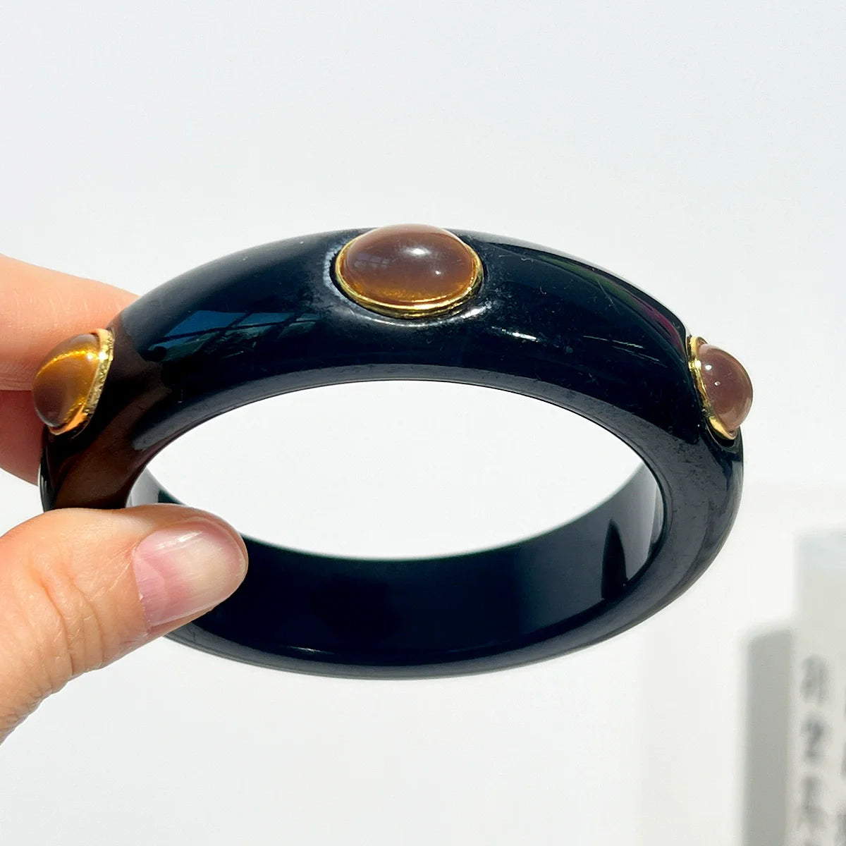 Tiger Eye Resin Cuff Bracelet