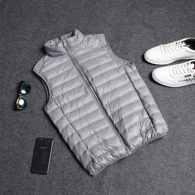 Men's Hooded Padded Vest Jacket