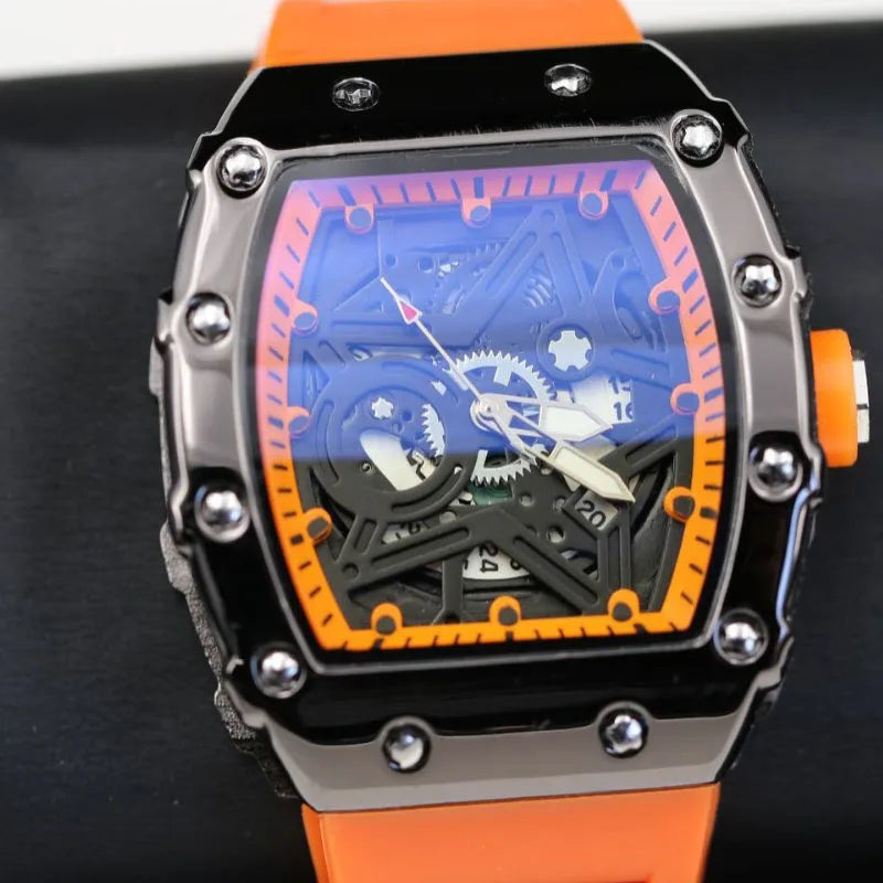 Pentagram Luminous Barrel-Shape Men's Quartz Watch