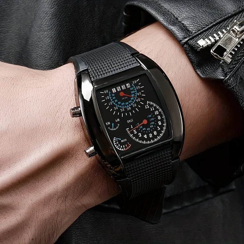 LED Aviation Men Watch