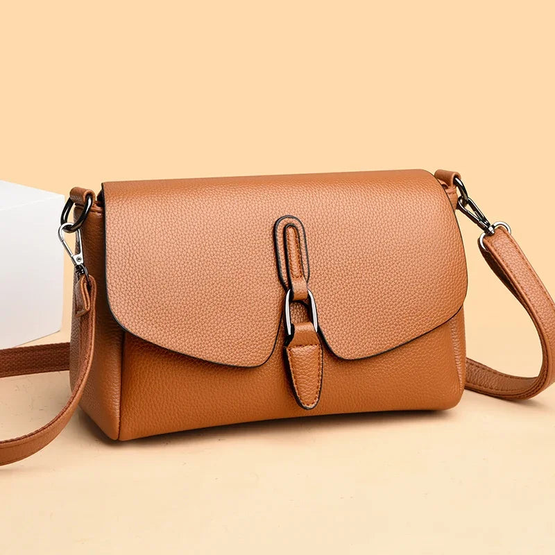 Soft Leather Luxury Crossbody Bag