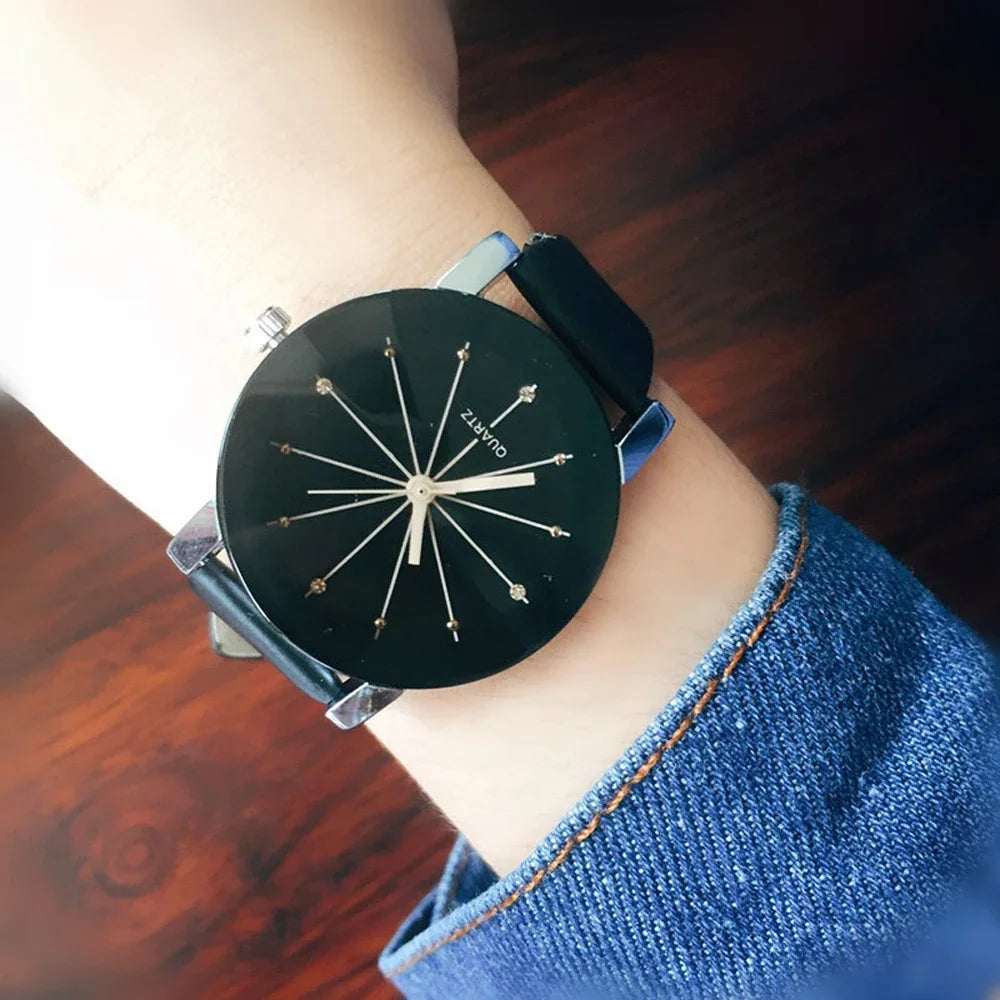 Analog Leather Women Watch