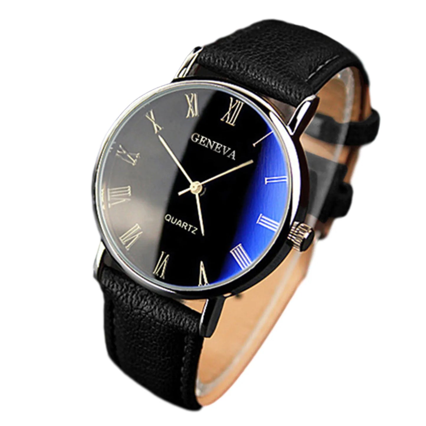 Men's Roman Silicone Quartz Watch