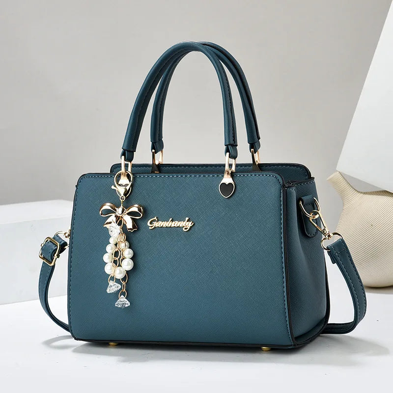 PU Bucket Pattern Crossbody Bag