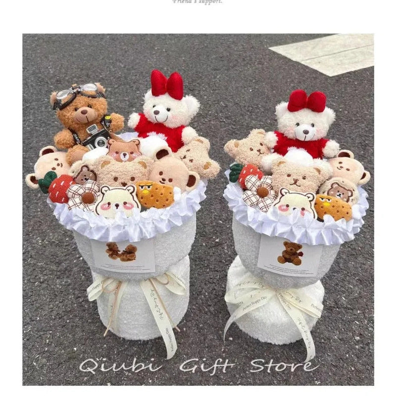 Cute Doll Bouquet Birthday Gift