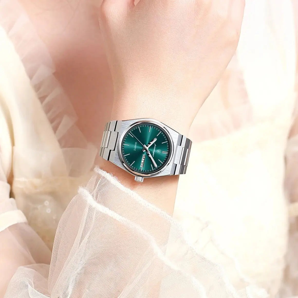 POEDAGAR Luminous Date Ladies Watch