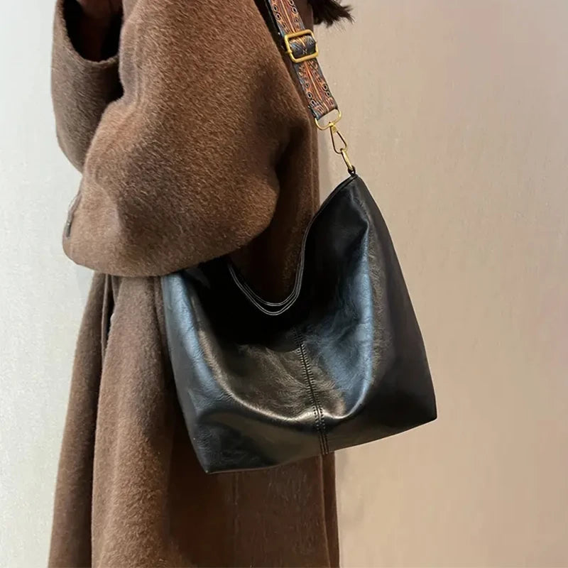 Women's Casual Zipper Tote Shoulder Bag