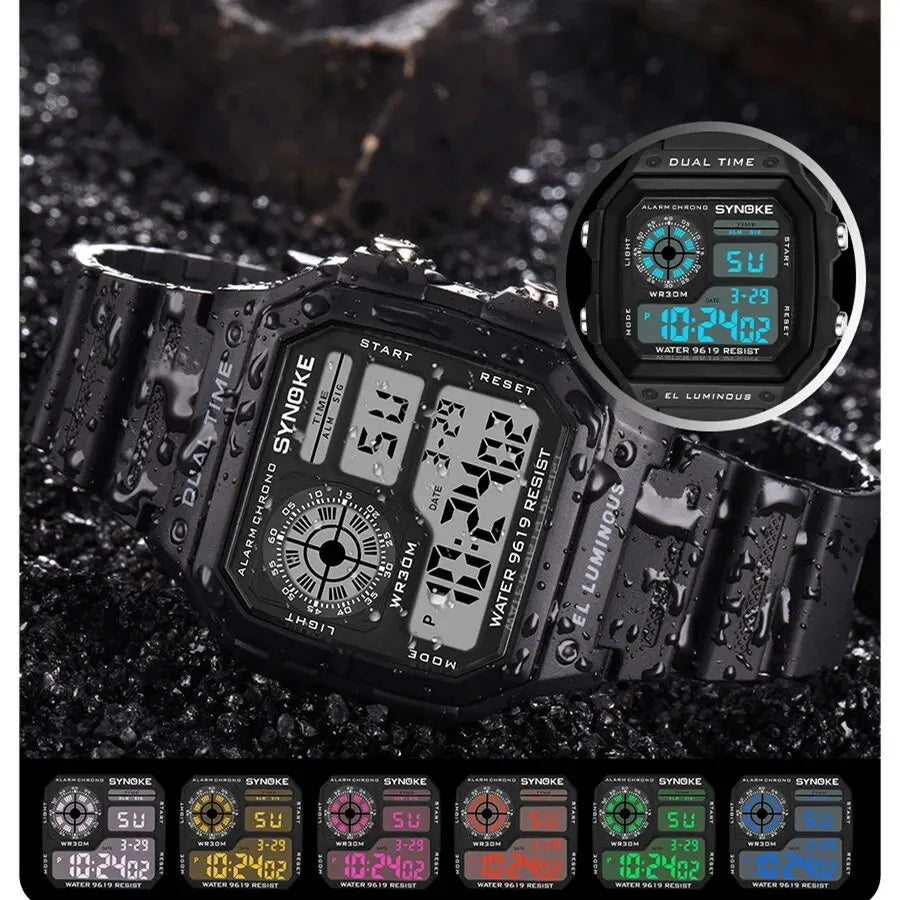 SYNOKE Digital Sport Watch