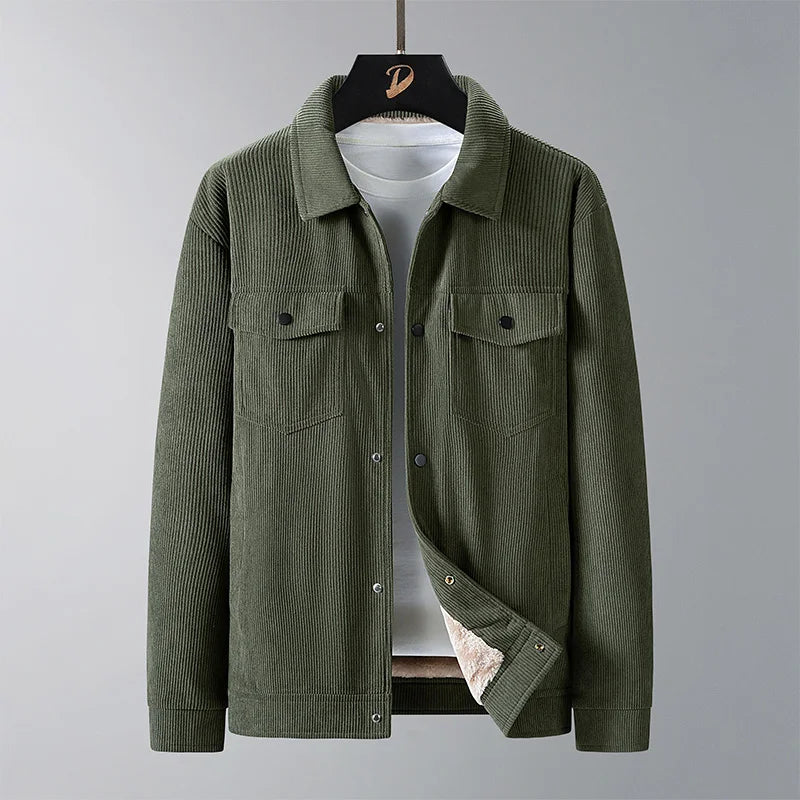 Loose Corduroy Work Jacket