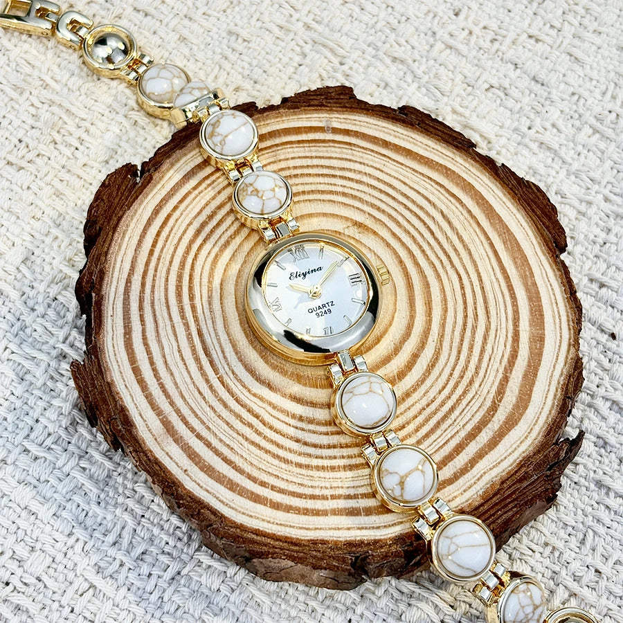 Women's Vintage Stone-Embellished Watch